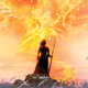 Detail from the cover of Katherine Arden’s Winter of the Witch.